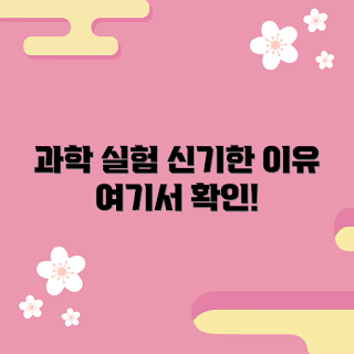 horriblescience, 과학 실험, 초등학생 과학, 놀라운 과학, 재미있는 실험