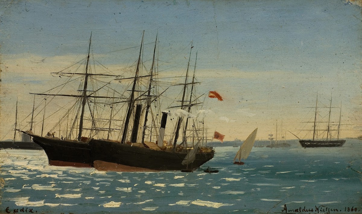 På reden Cadix 1860