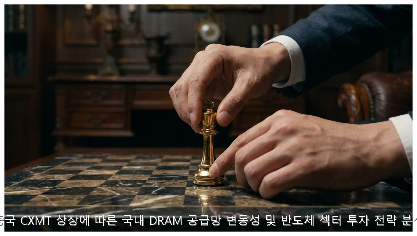 중국 CXMT 상장에 따른 국내 DRAM 공급망 변동성 및 반도체 섹터 투자 전략 분석 핵심 안내 및 분석 인포그래픽 (3)