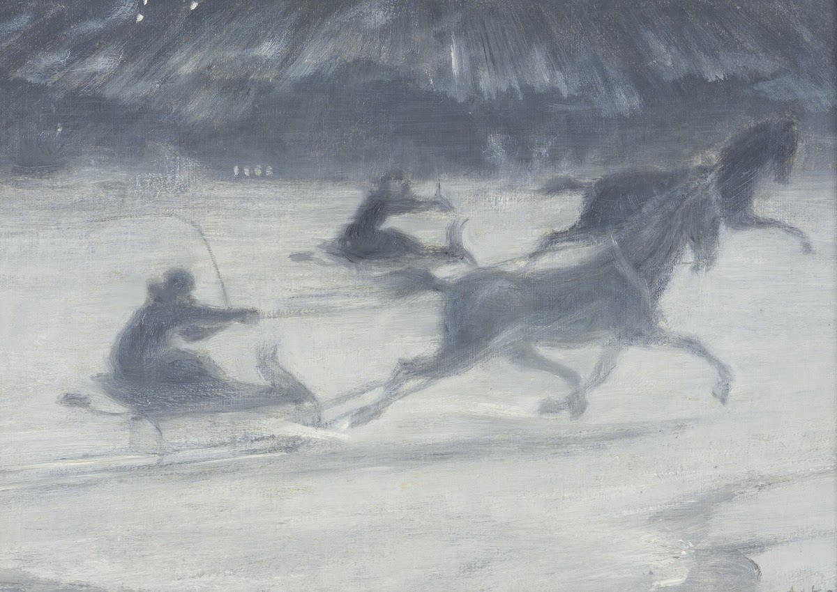 Sleighing on the Ice 1907