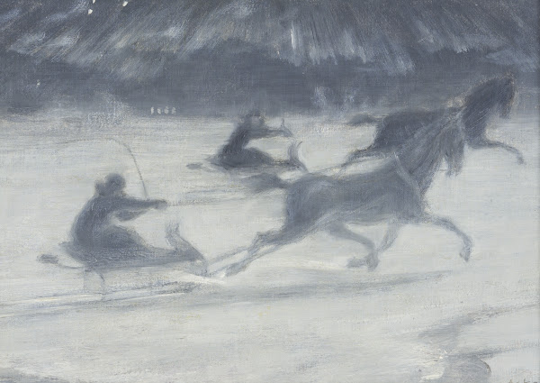 Sleighing on the Ice 1907