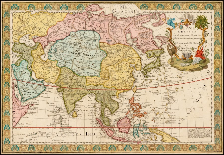 1732_L'Asie Dressee Sur de nouveaux Memoires