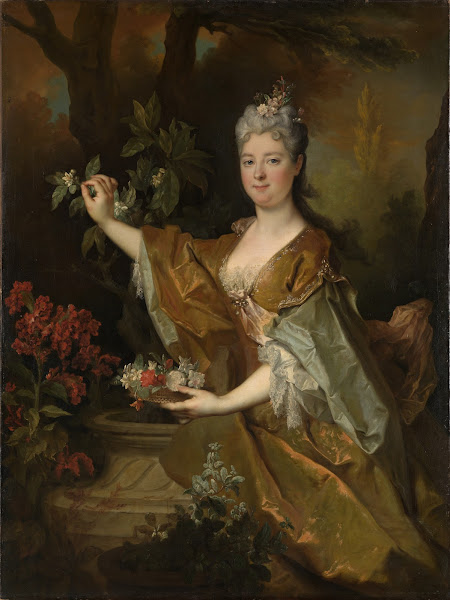 Portrait of a lady ca 1700