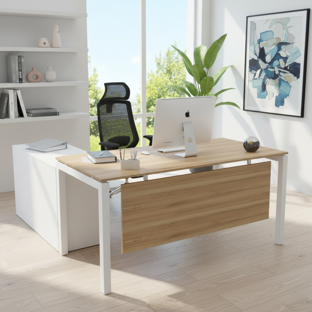 RADAR Office Desk (With Side Cabinet)