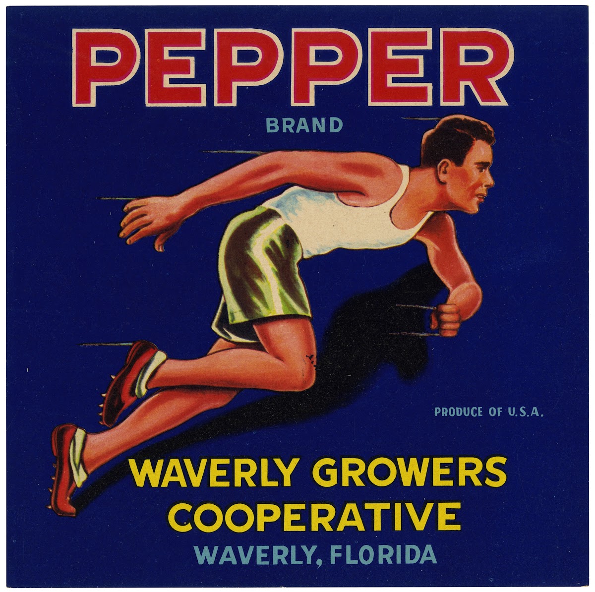 Pepper Brand  Blue Label 1940s