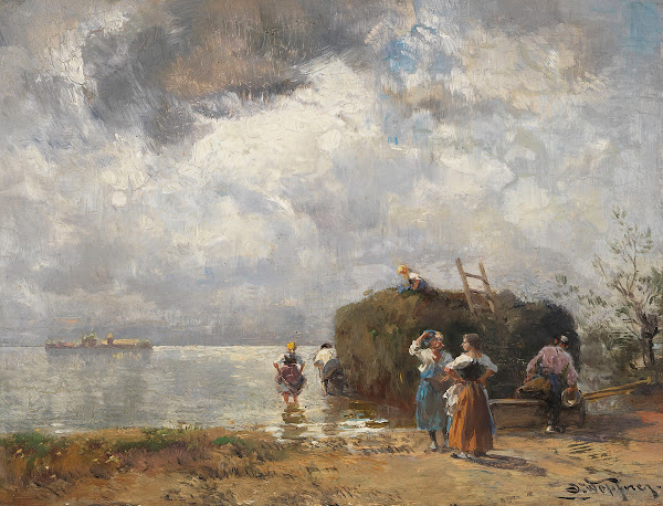 Heuschiff am Chiemsee 1915 1920