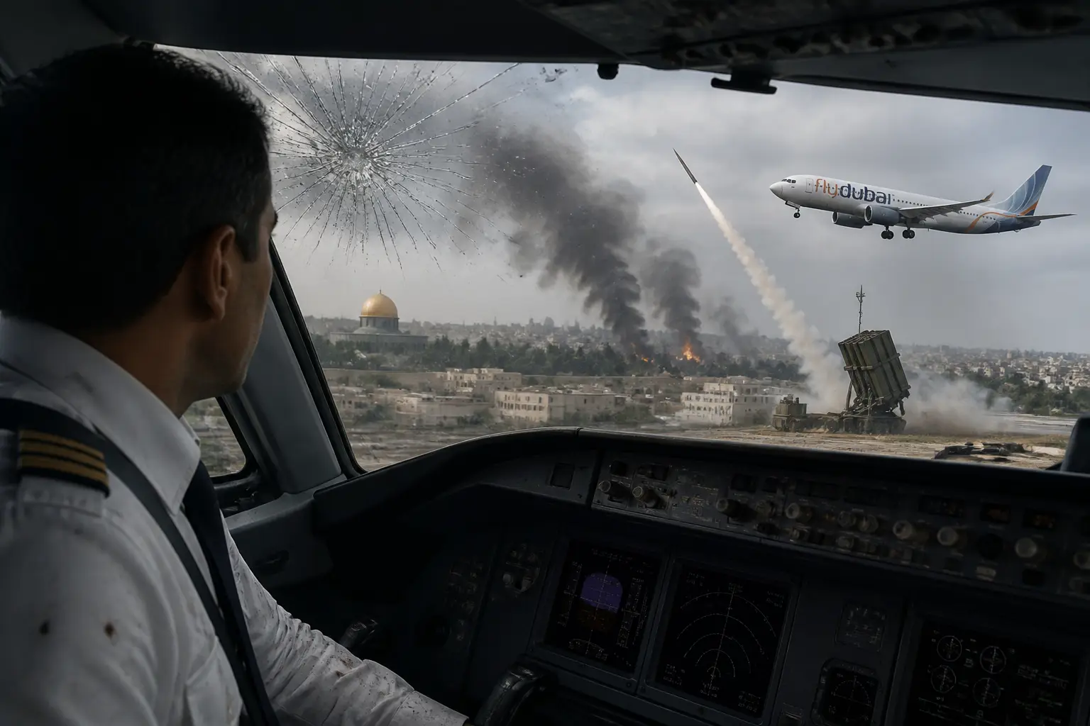 Editorial image for Indian pilot recounts cockpit attack on flydubai flight to Tel Aviv