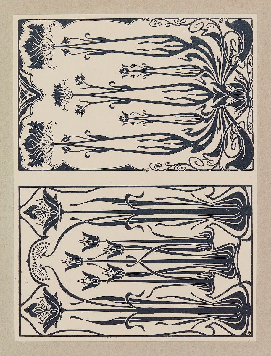 Compositions ornementales pour le cuir et la pyrogravure Pl19 1904