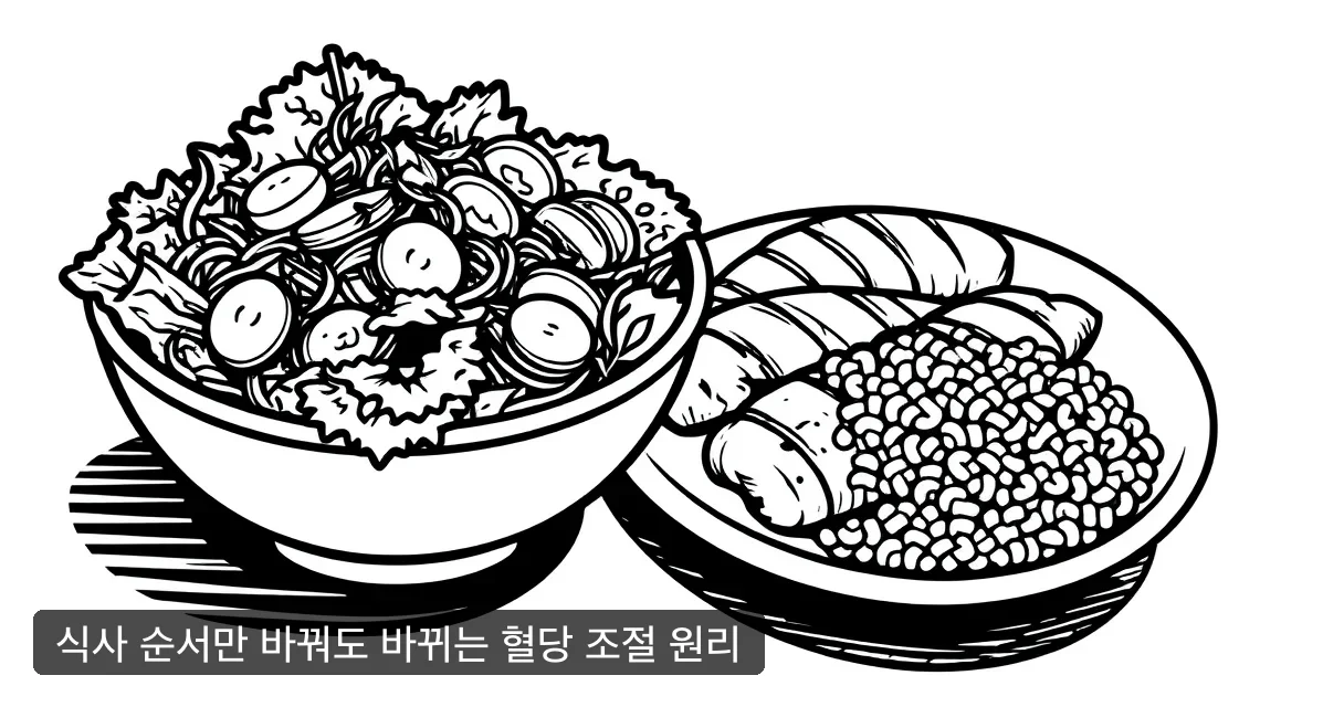 식사 순서만 바꿔도 바뀌는 혈당 조절 원리
