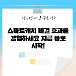 스마트캐치 활용법, 스마트캐치 효과, 스마트캐치 장점, 스마트캐치 사용법, 스마트캐치 추천