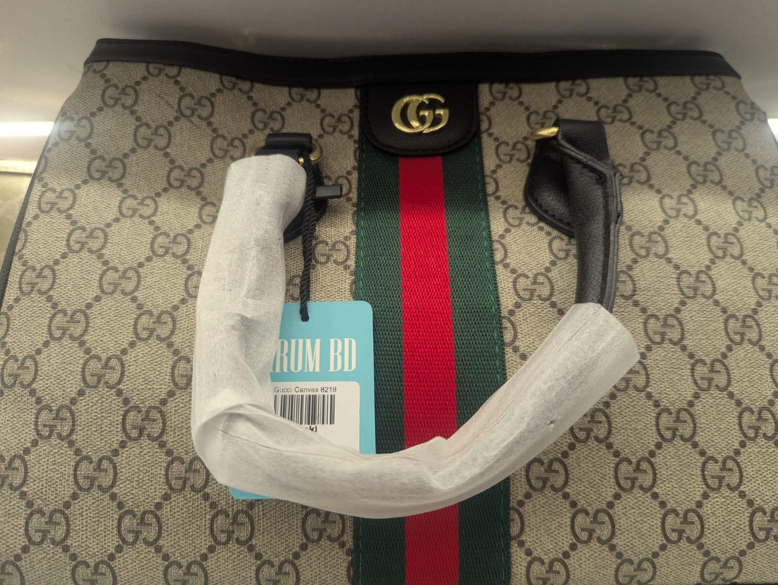Gucci Canvas 6216 Khaki
