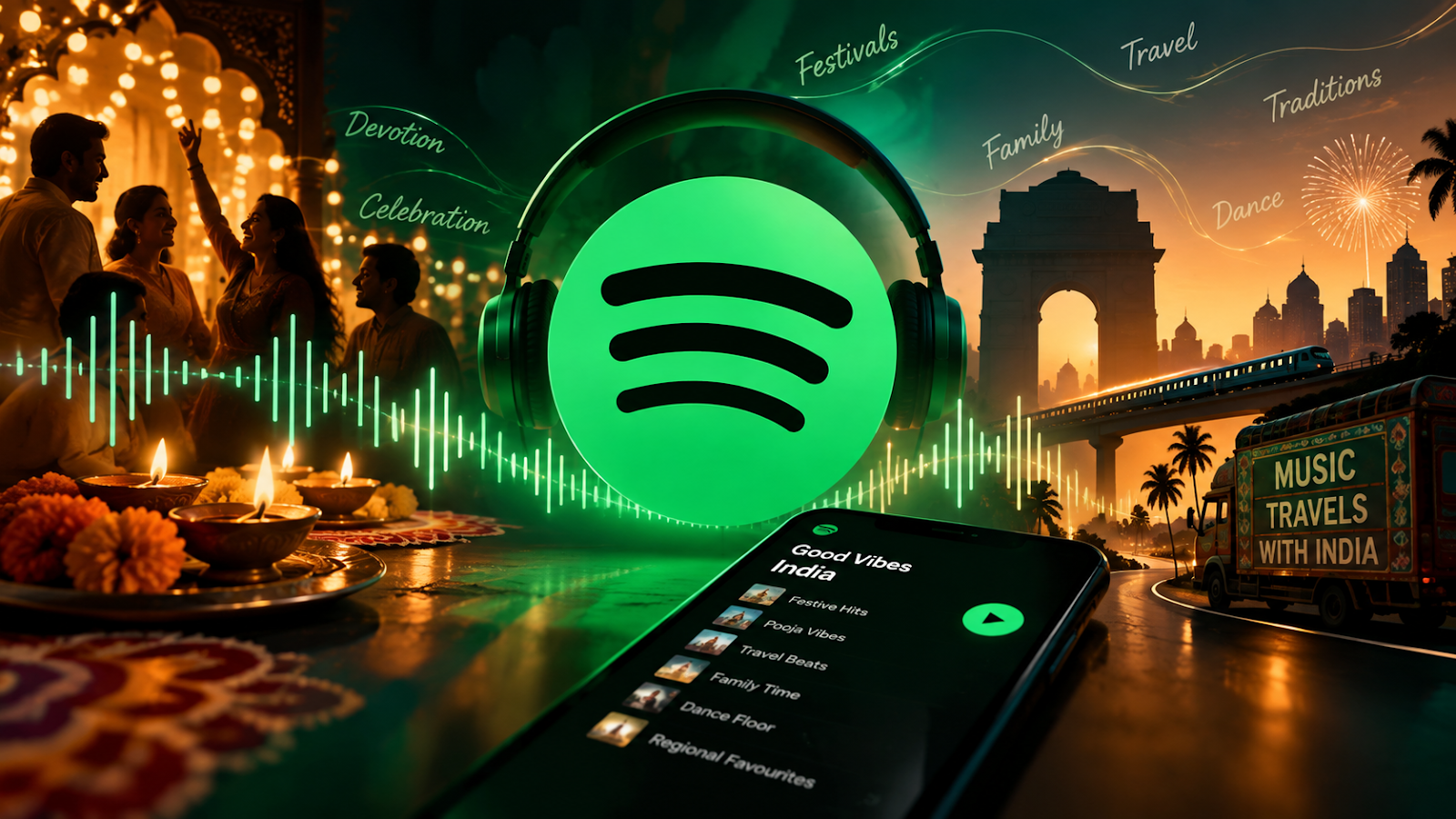 Spotify Data Shows How Music Shapes India’s Festive Season