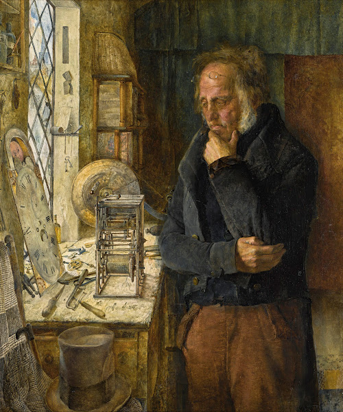Our village clockmaker solving a problem