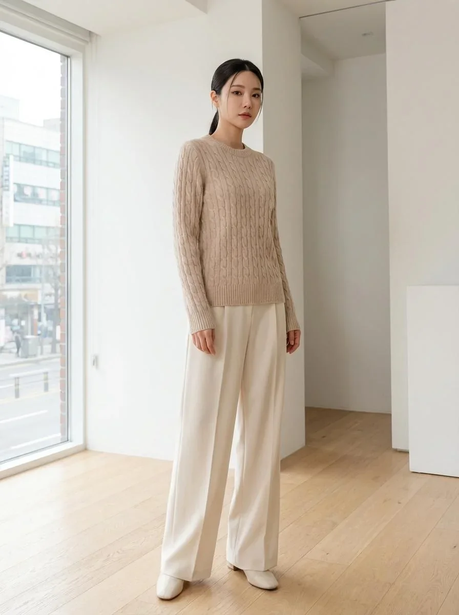 깨끗하게 관리된 니트