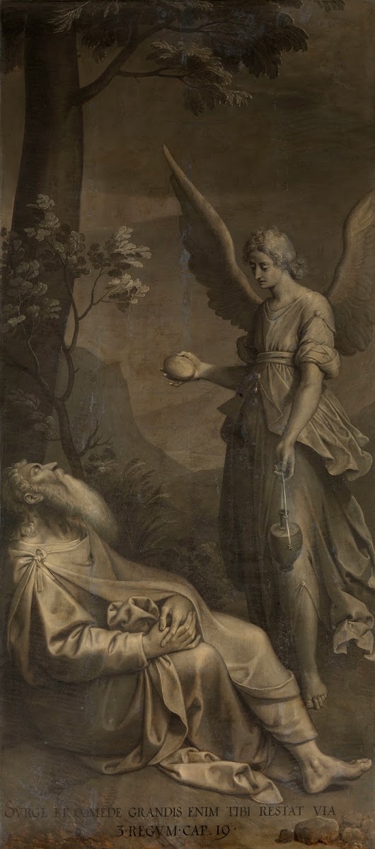 Elijah Fed by an Angel 1589 1596