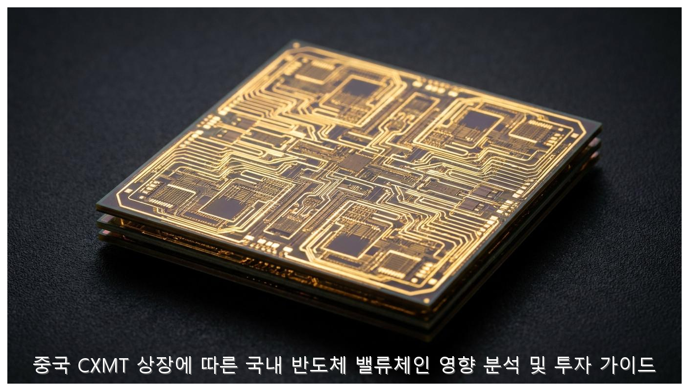 중국 CXMT 상장에 따른 국내 반도체 밸류체인 영향 분석 및 투자 가이드 핵심 안내 및 분석 인포그래픽 (5)