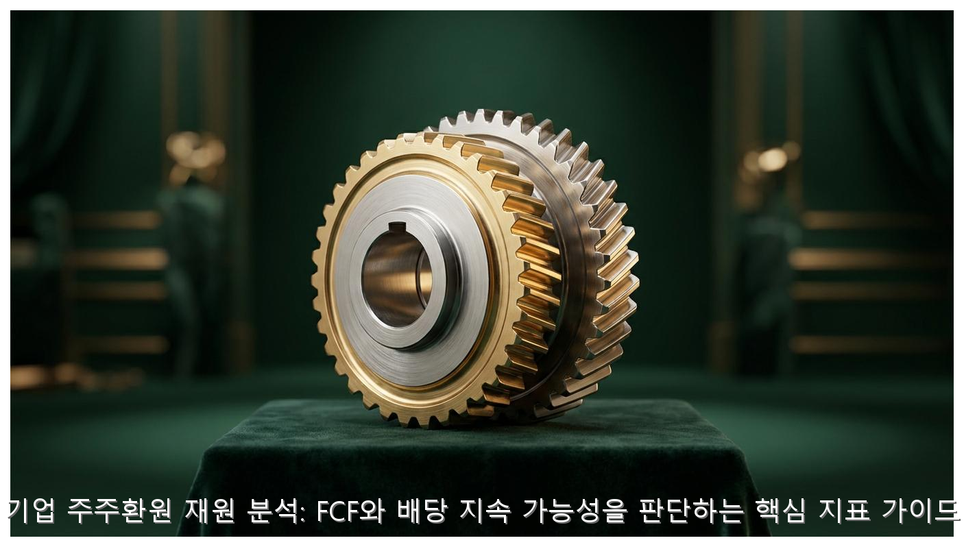 기업 주주환원 재원 분석: FCF와 배당 지속 가능성을 판단하는 핵심 지표 가이드 핵심 안내 및 분석 인포그래픽 (3)