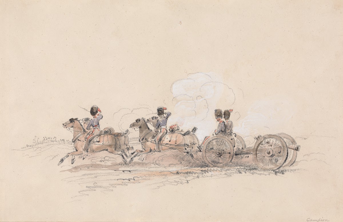 Royal Horse Artillery at the Gallop