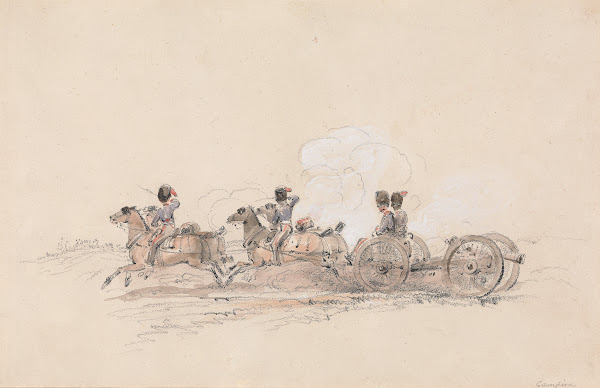 Royal Horse Artillery at the Gallop
