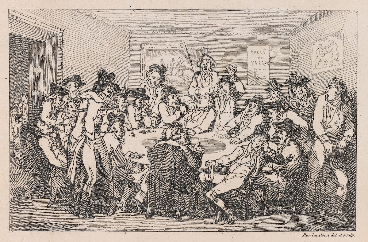 Rod Random visits a gaming table 1793