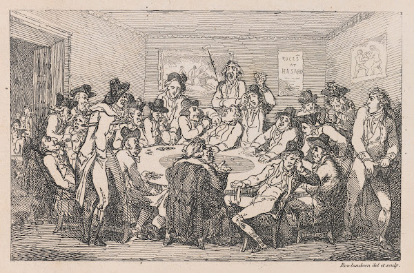 Rod Random visits a gaming table 1793