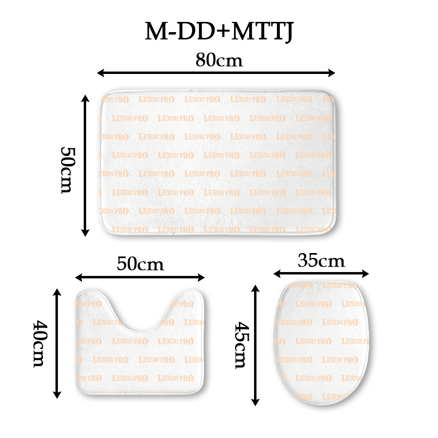 M-size Floor Mat+Toilet Seat Mat Kit