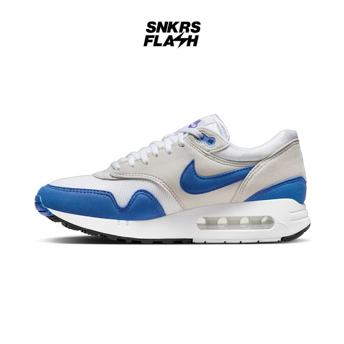 NIKE NIKE AIR MAX 1 86 OG WHITE ROYAL BLUE - DO9844101 - Size 37.5