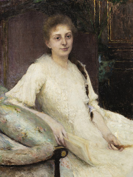 Portraitof young woman 1889