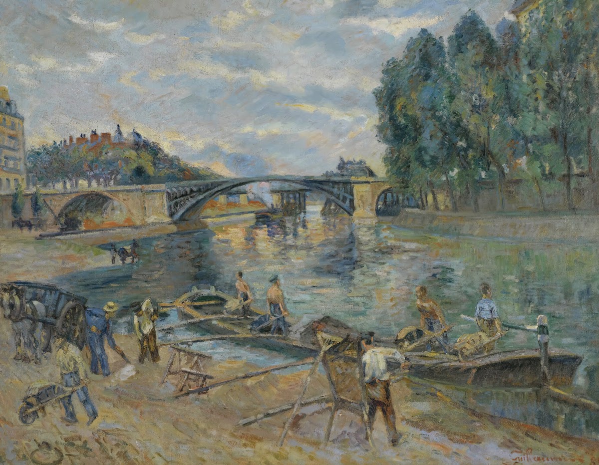 Le Pont De Sully Paris circa 1886