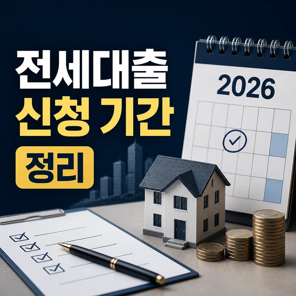 2026년 전세대출 신청 기간 체크리스트 5가지