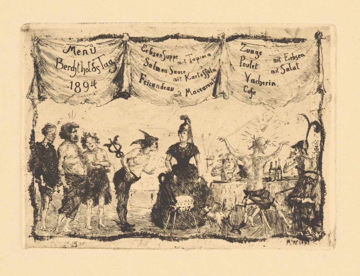 Menü Berchtholdstag 1894 1893