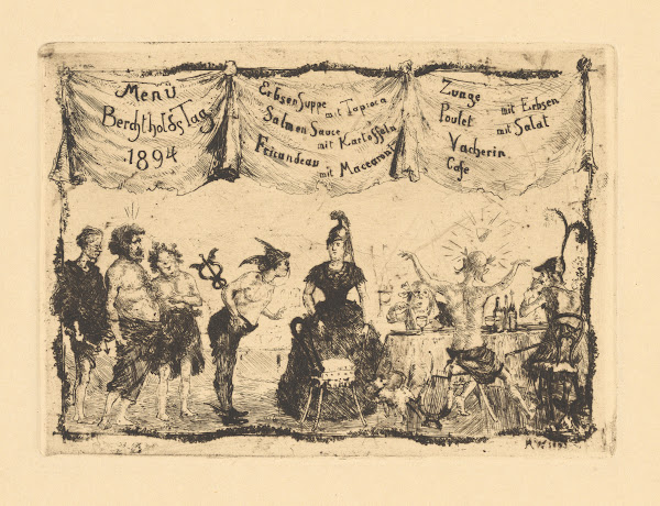 Menü Berchtholdstag 1894 1893