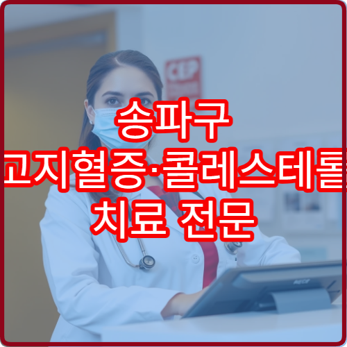 송파구 고지혈증·콜레스테롤 치료 전문 병원 추천