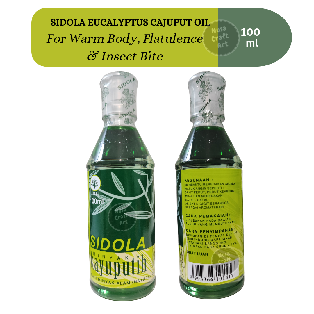 SIDOLA Eucalyptus Oil to Warm Body & Insect Bite 100ml