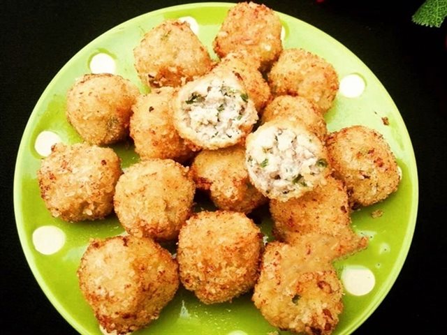 Thịt Viên Chiên Xù