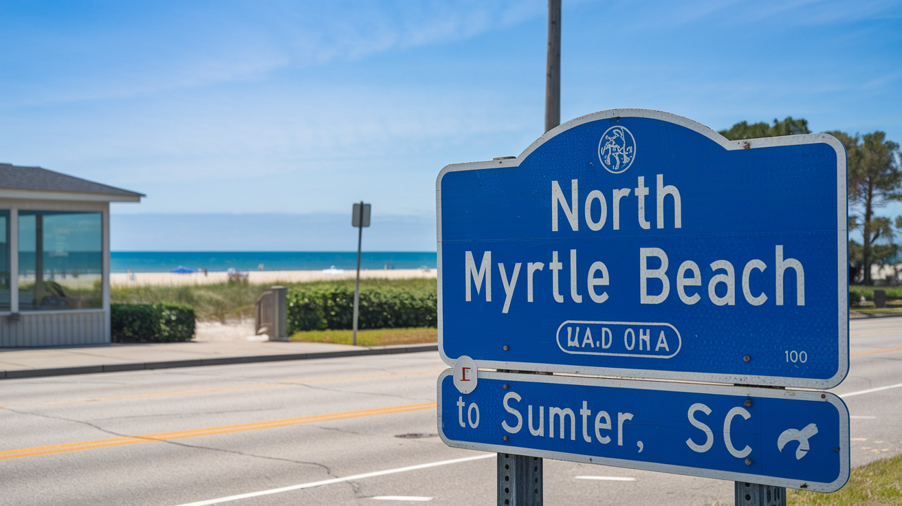 Distance & Travel Tips: North Myrtle Beach SC from Sumter SC