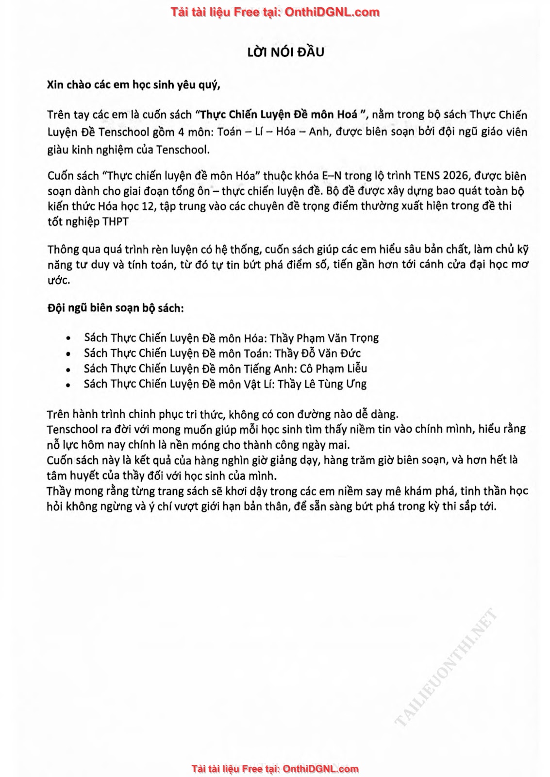 THỰC CHIẾN LUYỆN ĐỀ MÔN HOÁ BỘ 40 ĐỀ THẦY PHẠM VĂN TRỌNG