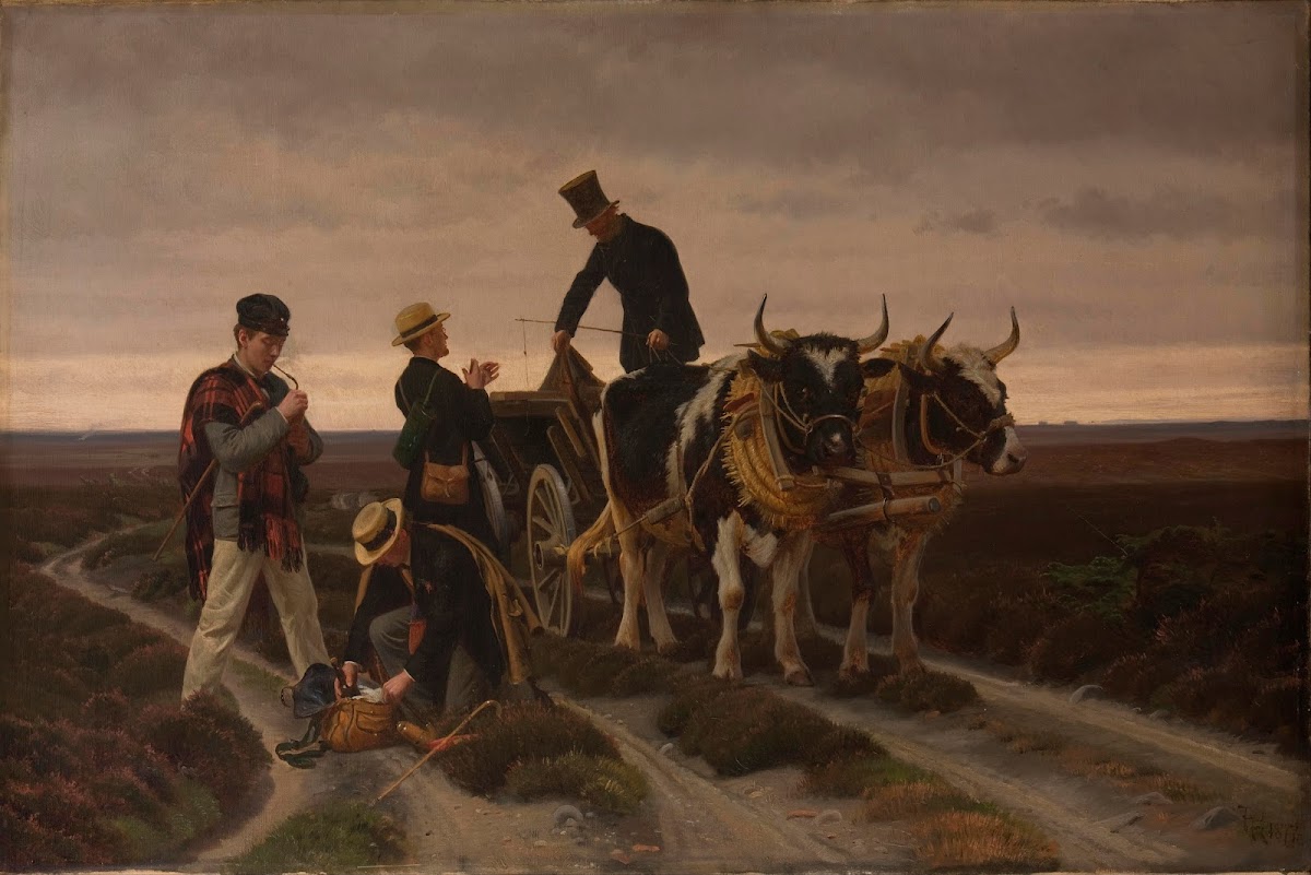 Walking trip Jutland 1877