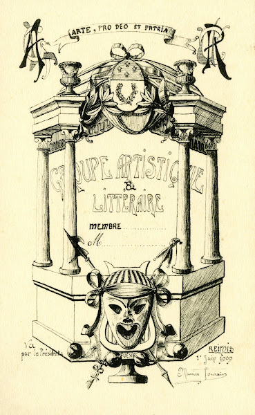 Groupe artistique  littéraire 1909