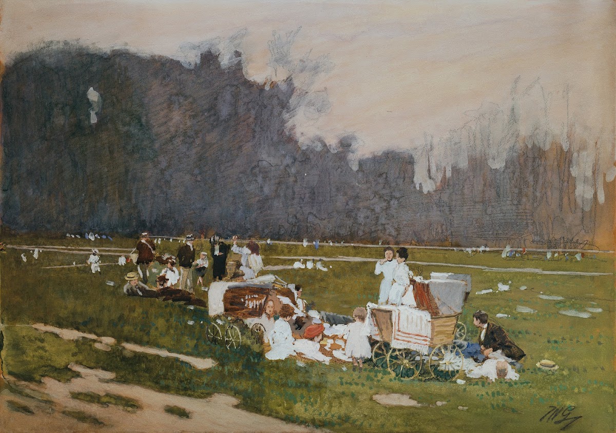 Auf der Wiese 1901