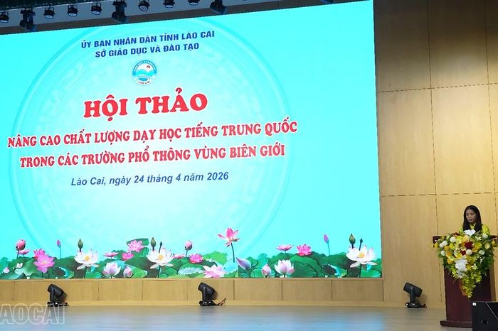 Hội thảo nâng cao chất lượng dạy học tiếng Trung Quốc trong các trường phổ thông vùng biên giới - Báo Lào Cai