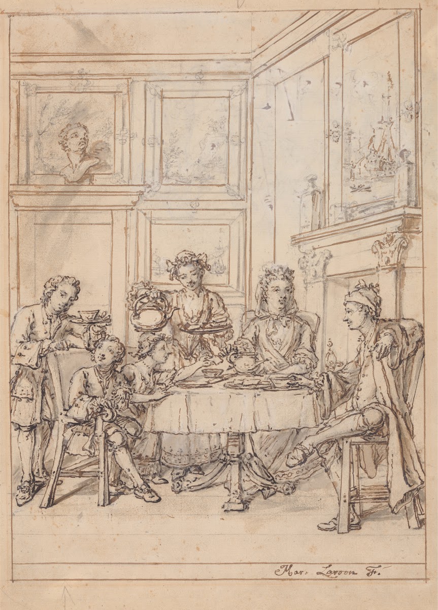 The Tea Party ca 1770