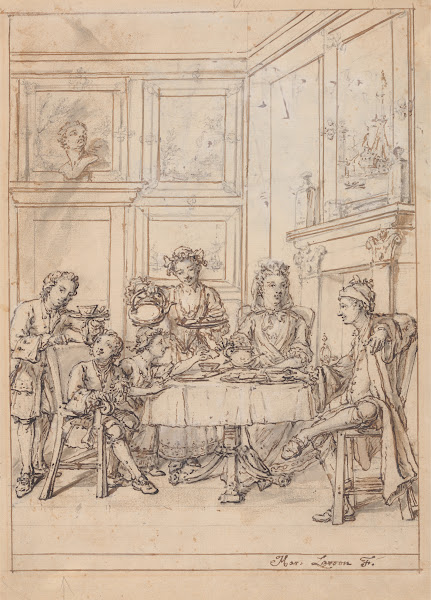 The Tea Party ca 1770