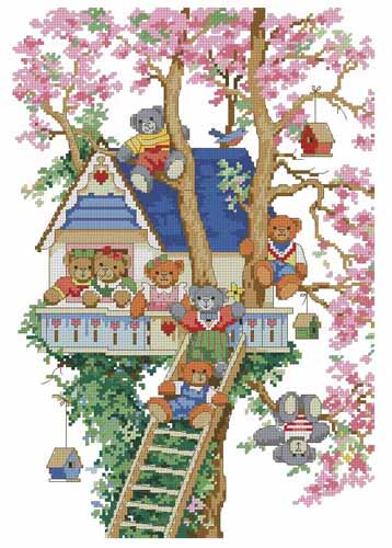 DIM00117 Tree House Berds