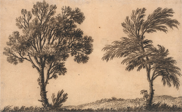 Study of Two Willows ca 1760