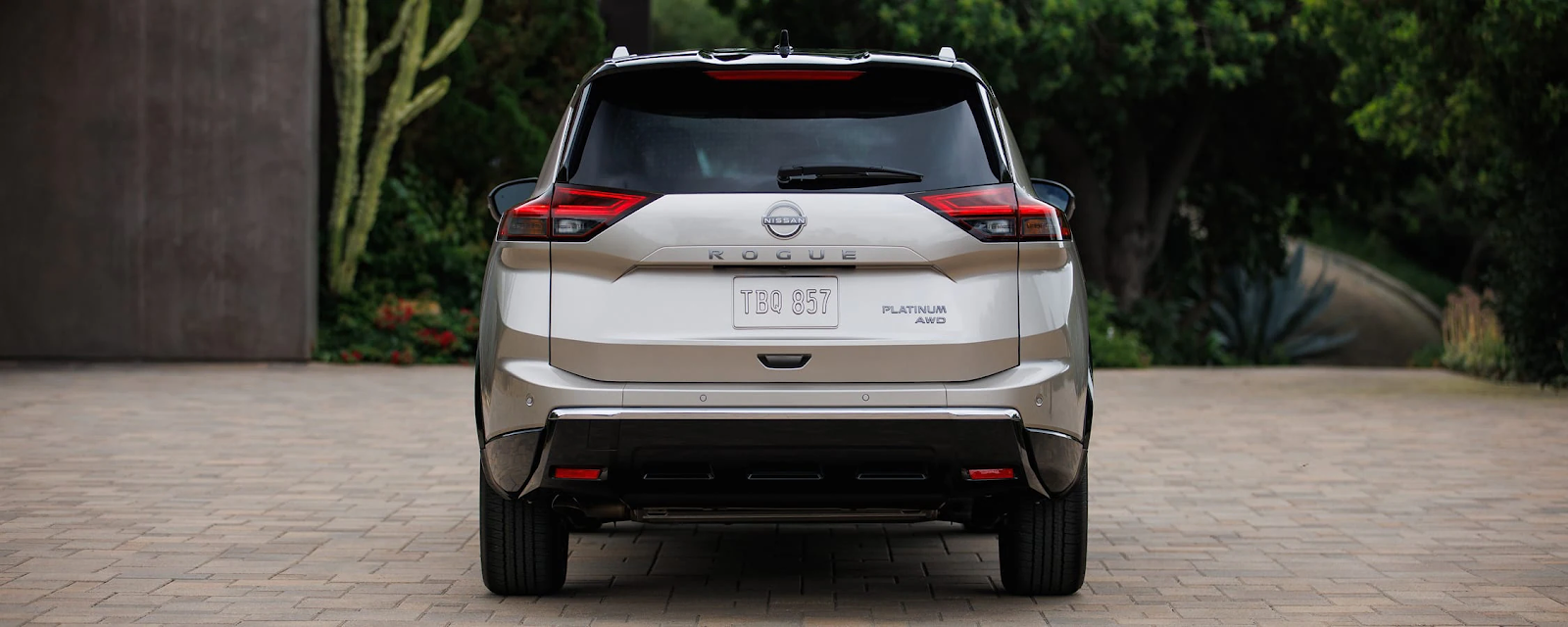 Nissan Rogue engine bay showing the turbocharged powertrain