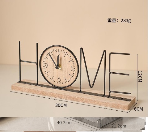 Table clock decoration ornaments