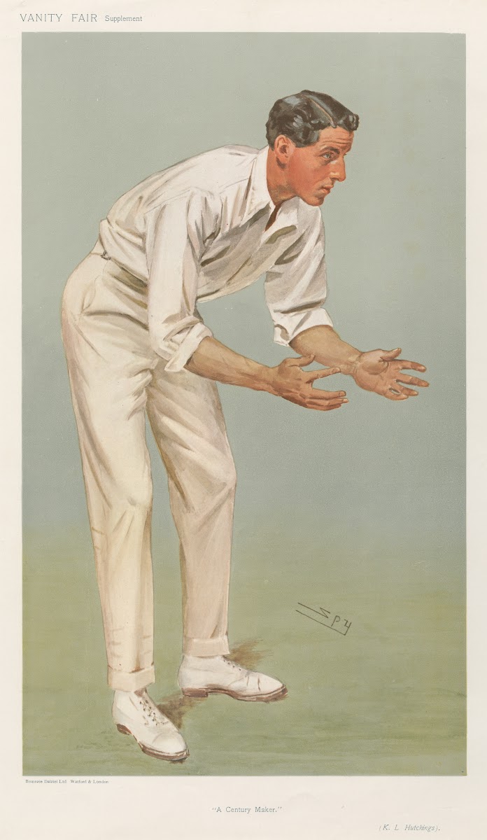Cricket A Century Maker KL Hustings 14 August 1907 1907