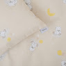 Bedding set for a baby crib 5 el Twins Via (poplin) Bears beige