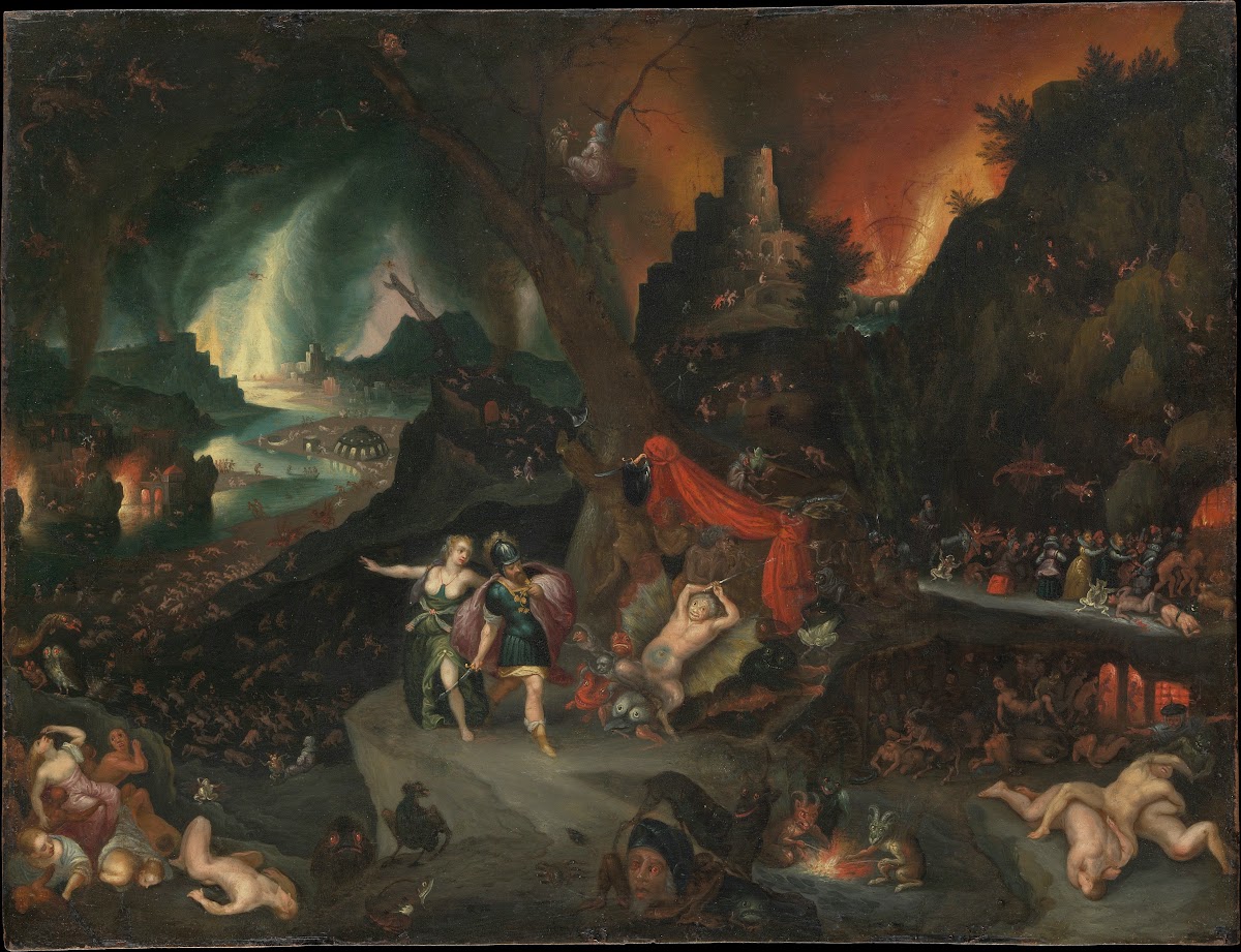 Aeneas and The Sibyl in The Underworld 1630s